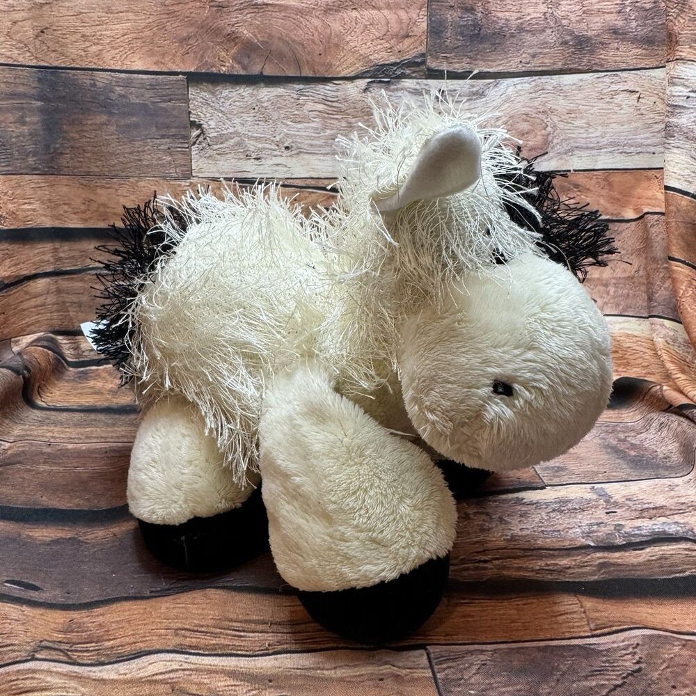 Ganz Webkinz Cow HM003 Retired Black & White Spotted Plush Toy Stuffed NO CODE